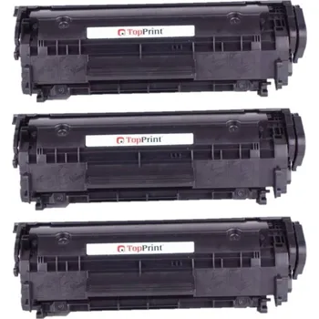 Topprint HP Q2612A - kompatibilní Multibalení 3ks tonerů 12A,