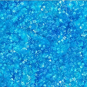 Hoffman 3370-707 bali batika modrá bavlněná látka patchwork