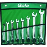GOLA nářadí Sada očkoplochých ráčnových klíčů 8dílná GOLA 610008