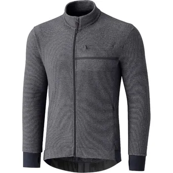 Pánská mikina Mikina Shimano TRANSIT FLEECE JERSEY, Raven Velikost: XXXl