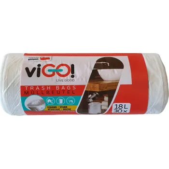 Pytle na odpadky viGO! VIGO odpadkové pytle 18 l bílé