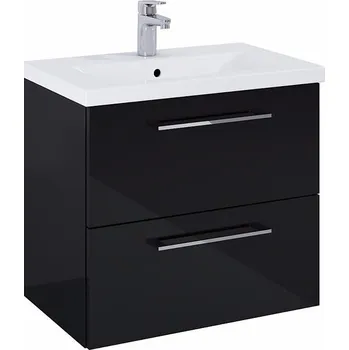 Koupelnový nábytek Skříňka s umyvadlem Boa Vista New 60 2S černá