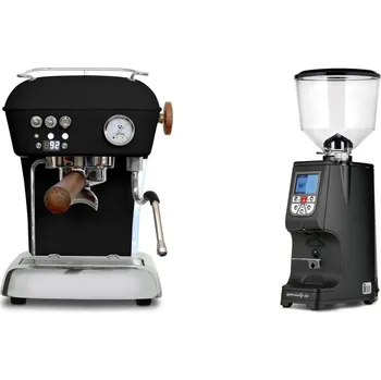 Kávovar Ascaso Dream PID, Dark Black + Eureka Atom Specialty 65, black