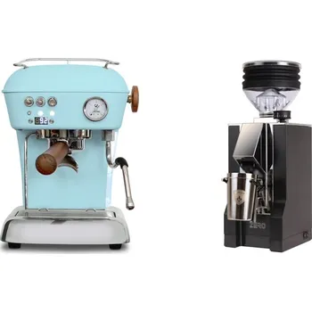 Kávovar Ascaso Dream PID, Kid Blue + Eureka Mignon Zero, CR black