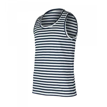 Pánské tílko pruhované modrobílé námořnické L