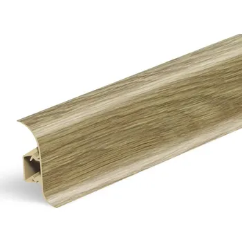 soklová lišta NOVÁK Podlahová - soklová lišta 56x23 PVC dub Canyon dvoudílná, 2,5m NGF077
