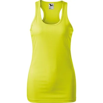 MALFINI Tílko dámské Racer neon yellow L