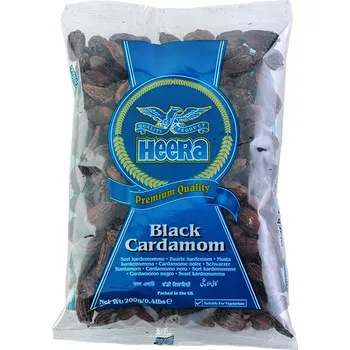 Koření HEERA KARDAMOM ČERNÝ CELÝ (BLACK CARDAMOM) 700G