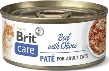 Krmivo pro kočku Brit Care Cat Adult Beef Paté with Olives 70 g
