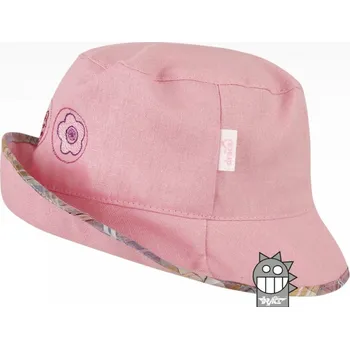 Pokrývka hlavy DRÁČE Klobouček klobouk Havana 30 růžový s beruškou velikost čepic: 50-52cm (2-4 roky, RDX vel. 4)