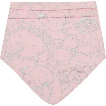 Nákrčník NEW BABY Kojenecký bavlněný šátek na krk New Baby Nunu M růžový