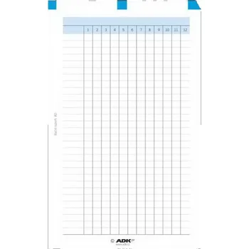 Diář Náplň do diáře ADK A5 roční rozvrh formulář