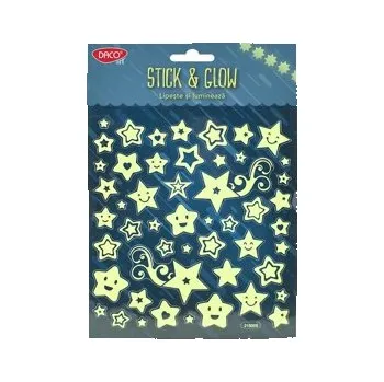 samolepka SVÍTÍCÍ SAMOLEPKY - HVĚZDY