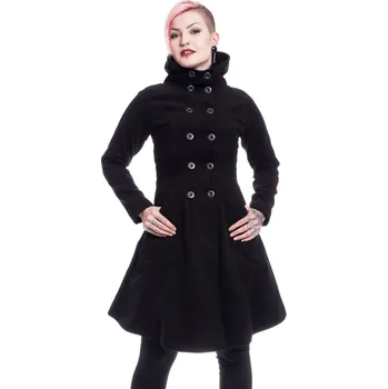 Dámský kabát kabát dámský VIXXSIN - ELIANA - BLACK - XL
