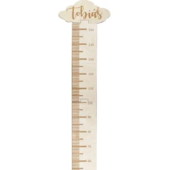 dětský metr Dřevěný metr s vlastním jménem MRÁČEK