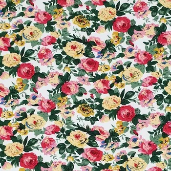 Šatovka N5801 barevná, květinový vzor, š.150