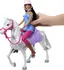 Panenka Mattel HCJ53 Barbie na vyjížďce s koněm