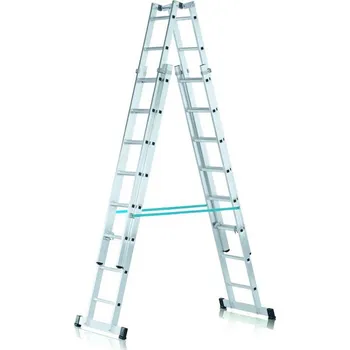 Žebřík Z600 Výškově stavitelný stojací žebřík 4,05 m