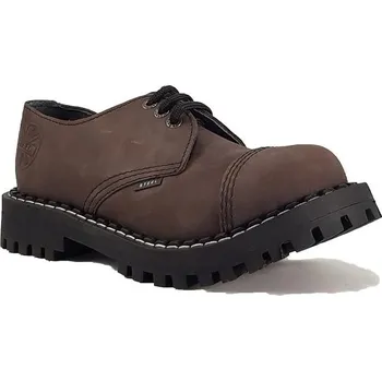 Pánská zimní obuv Boty Steel 3-dírkové - hnědé,