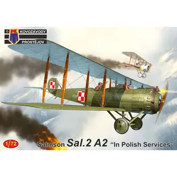 Plastikový model Kovozávody 1/72 Salmson Sal.2 A2 'Polish Services' (3x camo)