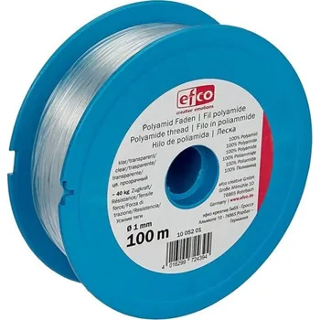 EFCO Nylonové vlákno průhledné (vlasec) průměr 1mm, nosnost 40kg