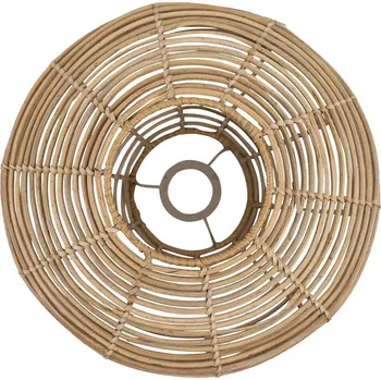 Nástěnné svítidlo Přírodní kulatá nástěnná ratanová lampa Billi - Ø32*20cm