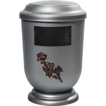 Smuteční dekorace Urna plastová se štítkem č.524