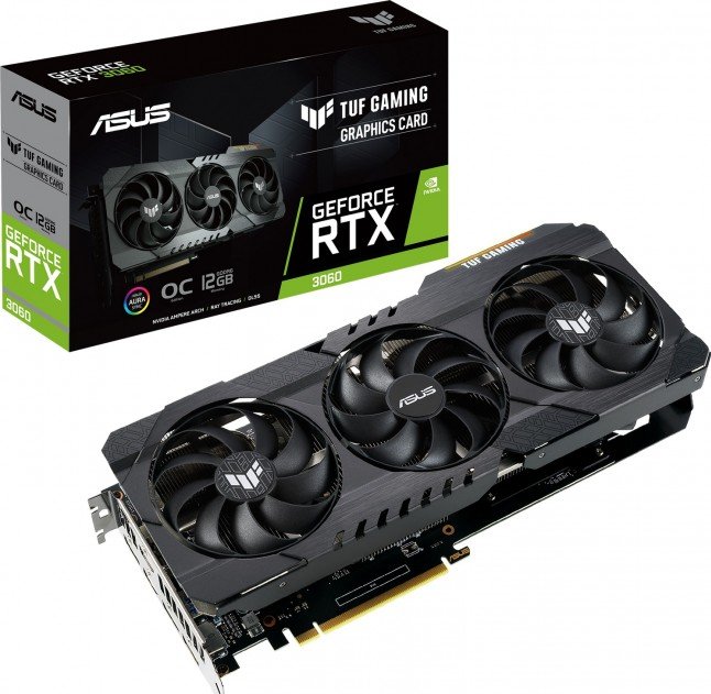 ASUS TUF GeForce RTX 3060 O12G Gaming 12 GB (90YV0GC0-M0NA10)