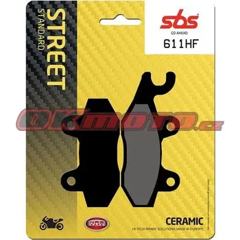 Brzdová destička Zadní brzdové destičky SBS 611HF - Triumph Sprint ST, 1050ccm - 05>