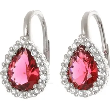 Náušnice Dámské stříbrné naušnice se zirkony STNAU1199F