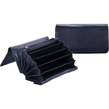 Peněženka Kožená kasírka HARMONIKA 515-2401 L černá, Arwel