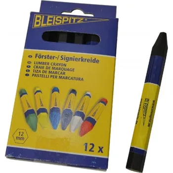 Kresba Lesnická křída Bleispitz 12 mm černá (IT-52093) (Lesnická křída Bleispitz 12 černá,12 ks)