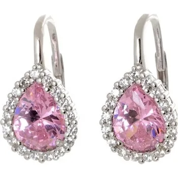 Náušnice Dámské stříbrné naušnice se zirkony STNAU1201F