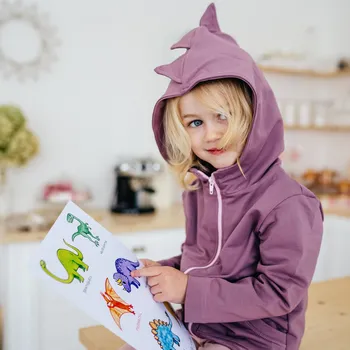 Dívčí mikina Lily is sailing Dračí mikina - různé barvy Barva: Fialová, Velikost: 98 - 2-3 roky