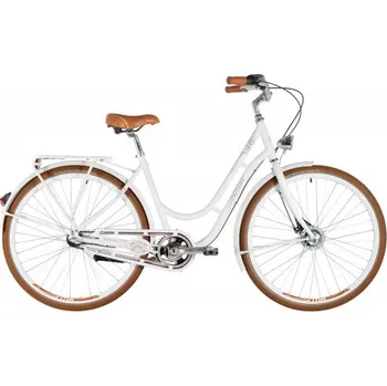 Městské kolo Kenzel Nostalgic Deluxe 3spd 28" 2025 bílo-hnědá