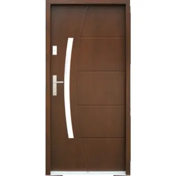 Vchodové dveře ArchoD Venkovní vchodové dřevěné dveře Deskové DP-63 Icak