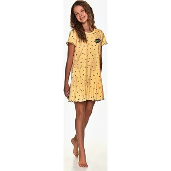 Taro, dívčí noční košile 2677- Natasza, žlutá, vel. 158