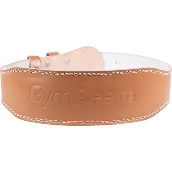 Opasek na cvičení GymBeam Fitness opasek celokožený brown M hnědá