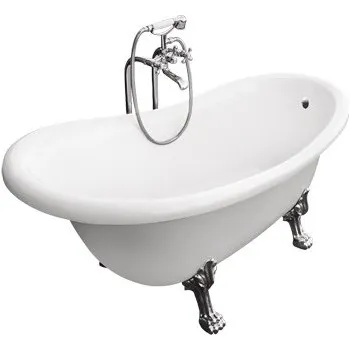 Vana BESCO vana volně stojící OTYLIA, 1700×770 mm, bílá barva, sanitární kompozit VANMER170C