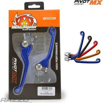 Výklopné páčky MotoMaster Pivot Levers Yamaha YZ250F YZ450F 09-26, YZ125 YZ250 15-26 Blue