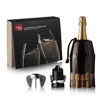 Sklenice Set na šampaňské, 3 ks + dárkové balení