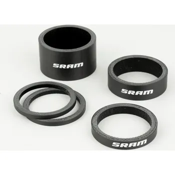 Komponent pro jízdní kolo SRAM Headset Spacer Set, UD Carbon, Gloss White Logo (2.5mm x 2, 5mm x 1, 10mm x 1, 20mm x (Hlav.sloení dist.krouek Set UD Carbon, 2.5mm x 2, 5mm x 1, 10mm x 1, 20mm x 1)