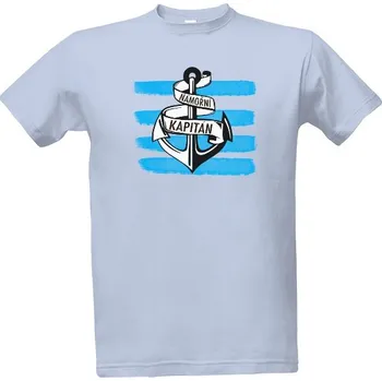 Pánské oblečení Tričko s potiskem Námořní kapitán pánské