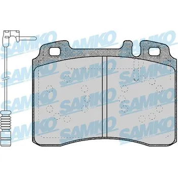 Brzdová destička Sada brzdových destiček, kotoučová brzda SAMKO 5SP423A