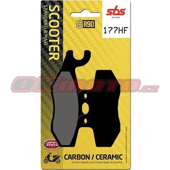 Brzdová destička Přední brzdové destičky SBS 177HF - Gilera Runner ST, 200ccm - 08>