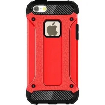 Pouzdro na mobilní telefon Super odolný "Armor" kryt pro iPhone 5 / 5S / SE (2016) - červený