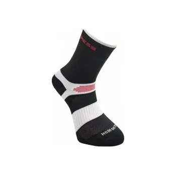 Progress CYCLING HIGH SOX černá/bílá 35 - 38 ponožky