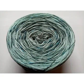 Příze Leontýna 3-nitka 1000m s nopkovou nitkou (Duhové klubko s nopky Leontýna)