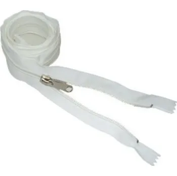 Zip Coats Opti Oboustranné stanové zipy Barva: Bílá, Délka zipu: 210 cm