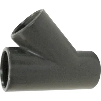 PVC tvarovka - T-kus 45° 63 mm